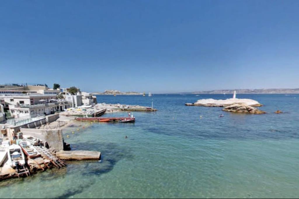 Villa En Bord De Mer A Malmousque Marseilles Buitenkant foto